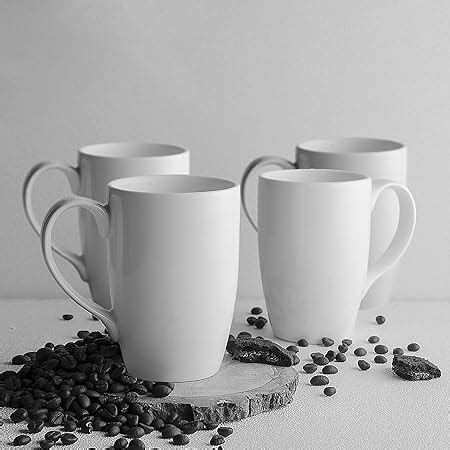 Buy The Earth Store 'White Check' Coffee Mug Set of 2 Ceramic Mugs to ...