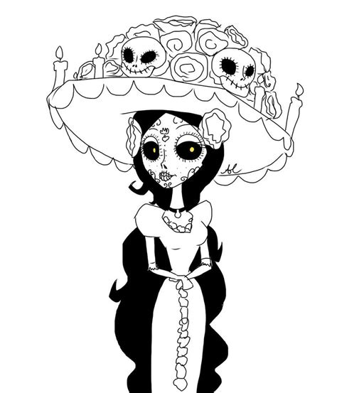 The Book of life Sketch: La Muerte by Colorpalette-art on DeviantArt