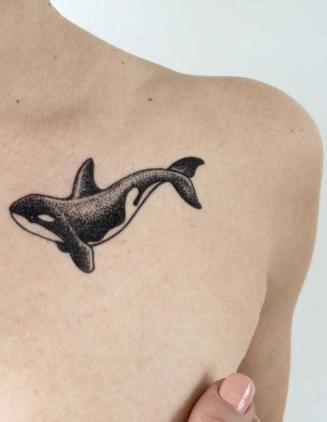 Dotwork Orca Whale Tattoo – Tattooed Now