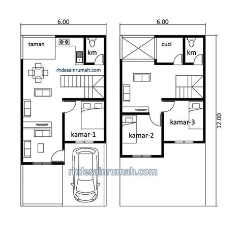 Detail Cara Membuat Denah Rumah 2 Lantai Koleksi Nomer 16