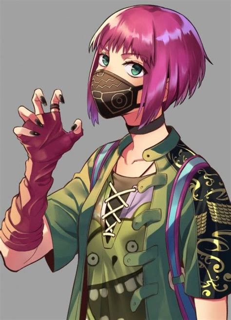 Dead By Daylight dbd Nea Karlsson pink hair #baking #baking #illustration | Character art ...