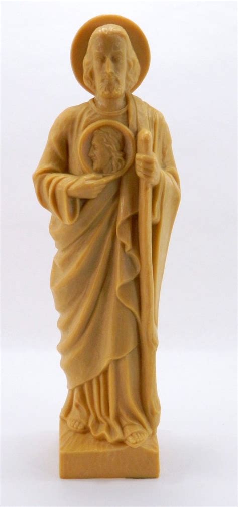 St Jude Thaddeus Statue Vintage Molded by QueeniesCollectibles