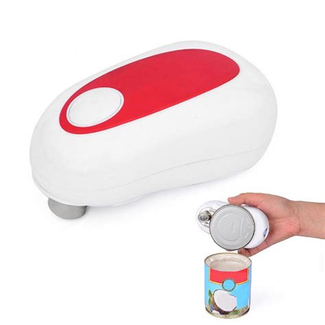 Electric Can Opener Portable Battery Powered Automatic Smooth Edge Can Opener Ergonomic Handheld ...