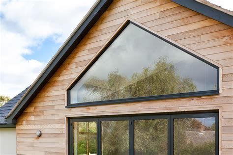 Raked windows from Idealcombi UK - sloping, angled & triangle windows