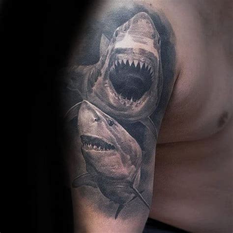 Details more than 75 shark tattoo sleeve super hot - in.coedo.com.vn