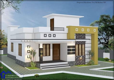 1200 Sq Ft 3BHK Single-Storey Modern and Beautiful House and Plan ...