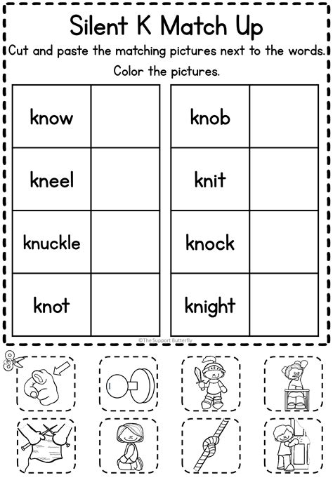 Silent Letter Worksheet Freebie | Made By Teachers