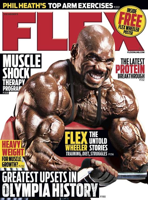 Flex Magazine cover August 2012 featuring Flex Wheeler #fitness # ...