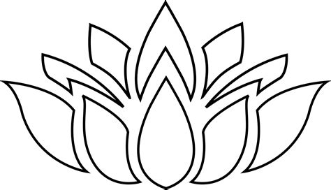 Lotus Silhouette at GetDrawings | Free download