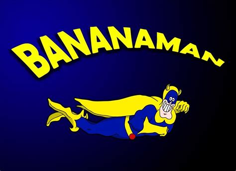 Bananaman - Jumped The Shark | Retro cartoons, Childhood, Banana man