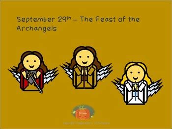 The Feast of the Archangels by Lil' Pumpkins | Teachers Pay Teachers