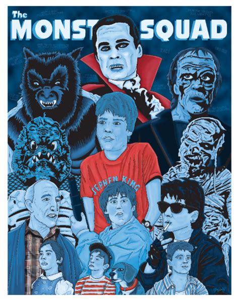 The Monster Squad Poster Color Variant | Etsy