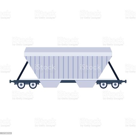 Railway Carriage Stock Illustration - Download Image Now - Carriage, Container, Illustration ...