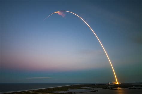 SpaceX sunset launch from Canaveral completes Space Coast trio