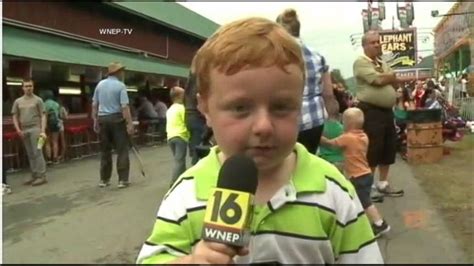 Kid Reporter's Live TV Interview 'Apparently' Goes Viral Video - ABC News