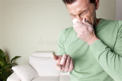 Dust Allergy stock photo. Image of brown, male, illness - 26219650