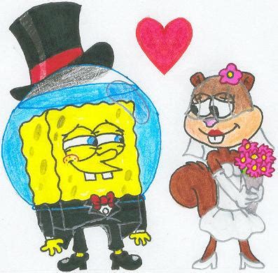 A SpongeBob+Sandy Wedding Pic by nintendomaximus on DeviantArt