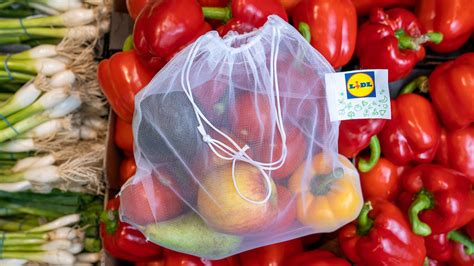 Lidl launches reusable fruit and veg bags