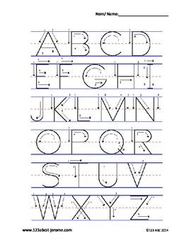 Alphabet & Number Stencils by 123 ABC | TPT