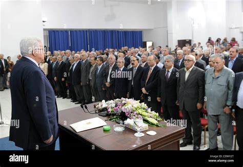 Palestinian President Mahmoud Abbas attends to speak about his bid for ...