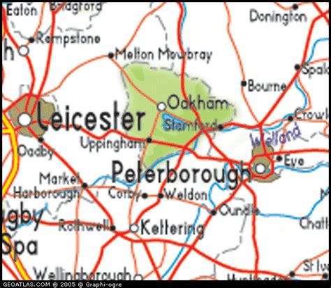 Map of Rutland City Picture | United Kingdom Map Regional City Province