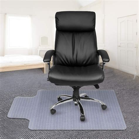 Lowestbest Plastic Office Chair Mat with Nail, Transparent Office Chair Mats for Carpet ...