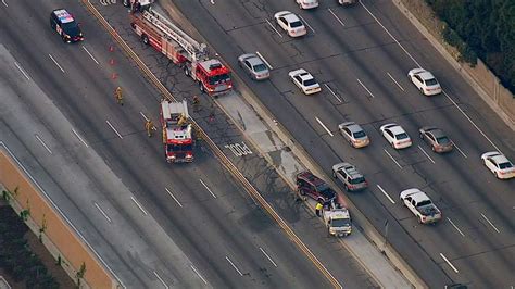 Northbound 405 Freeway lanes back open after crash in West Los Angeles ...