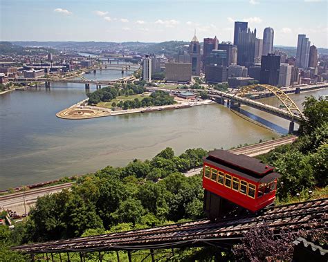 Classic View of Pittsburgh and Duquesne Incline | This is th… | Flickr