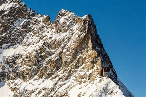 View Of The Ski Resort Jungfrau Wengen In Switzerland Stock Image - Image of heavy, paradise ...