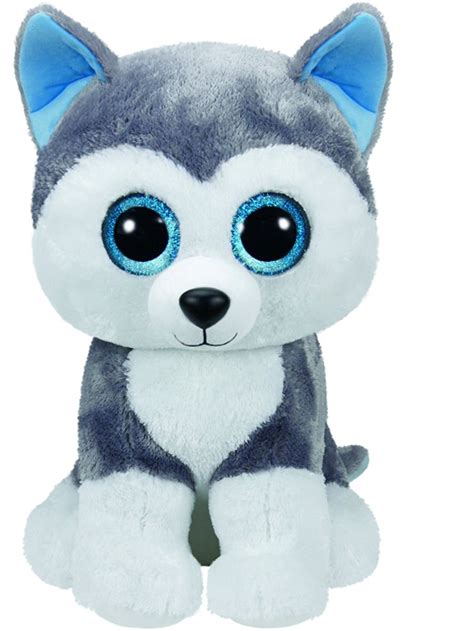 Slush Husky Large Beanie Boo - Grand Rabbits Toys in Boulder, Colorado