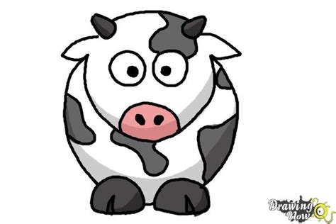 Easy To Draw Cartoon Cows - All About Cow Photos