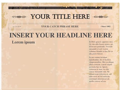 Newspaper template, Newspaper article template, Newspaper article format