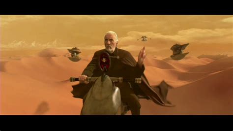 Count Dooku Speeder Bike Chase Scene to Drop It Like It's Hot - YouTube