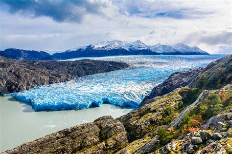 Glaciar Grey, Patagonia, Chile, Campo de Hielo Patagonia, Cordillera ...