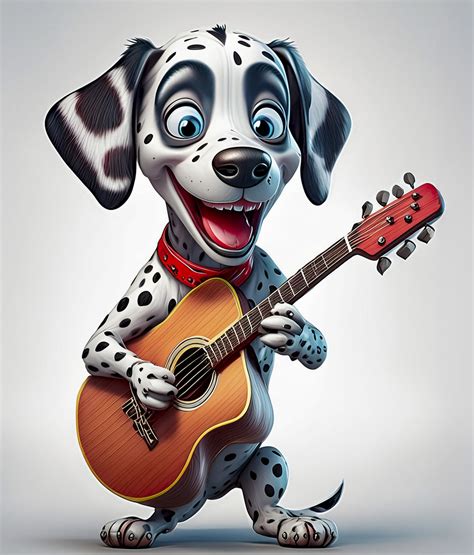 Caricature Cartoon Dog Dalmatian Free Stock Photo - Public Domain Pictures