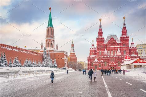 Red square in Moscow at winter | High-Quality Architecture Stock Photos ...