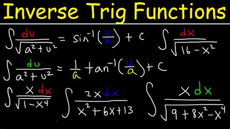 Inverse Trigonometric Table Pdf | Awesome Home