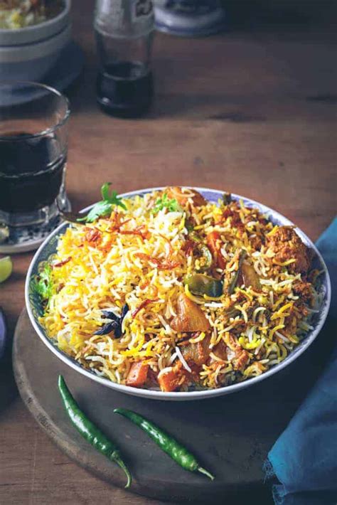 Best Hyderabadi Veg Biryani Recipe Dum Style - Cubes N Juliennes