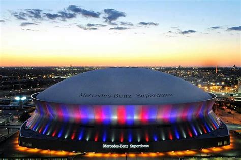 Mercedes Benz Superdome Prefab Buildings, Sports Stadium, Space Frame ...