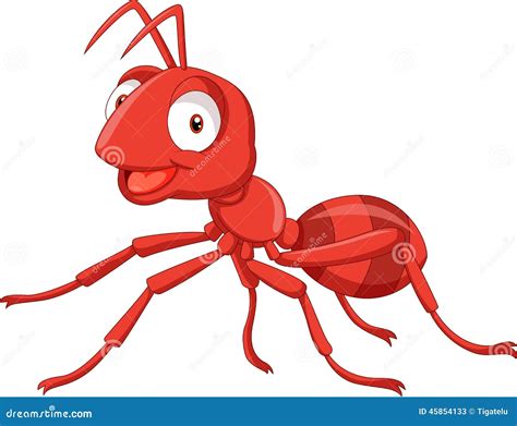 Cartoon Red Ant Stock Vector - Image: 45854133