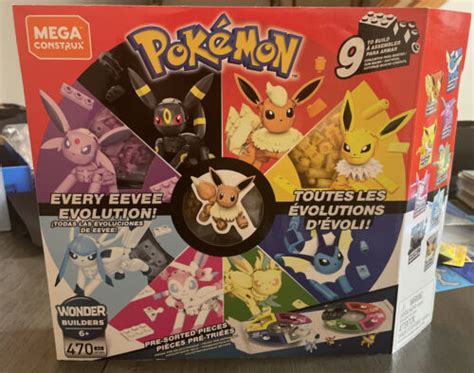 Mega Construx Pokemon Every Eevee Evolution! Pack [SEALED] | #4617122308