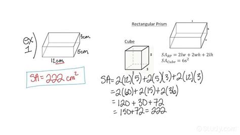 Rectangular Prism Surface Area Formula