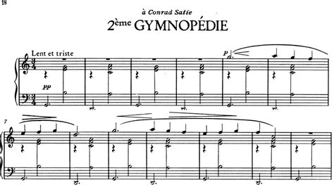 Gymnopedie Sheet Music Erik Satie Piano Solo | ubicaciondepersonas.cdmx ...