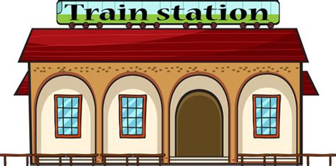 Train Station Drawing Vector Images (over 1,400)