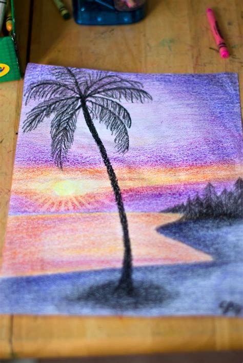 Easy Crayon Drawing Ideas