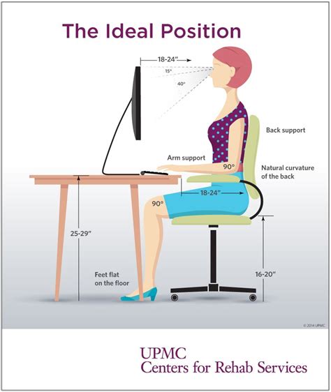 How To Improve Posture While Sitting | UPMC HealthBeat | Cool office desk, Office desk designs ...