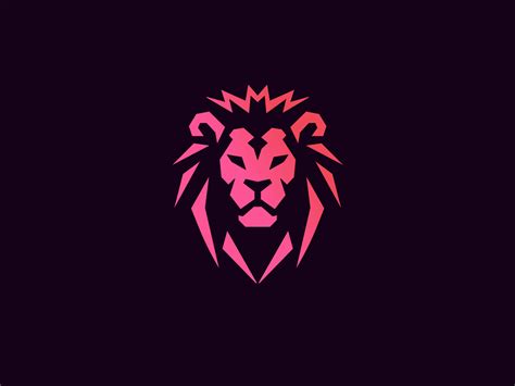 Lion logo by Conceptic on Dribbble