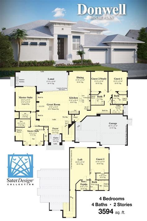 House Plans | Home Plans | Floor Plans | Sater Design Collection ...