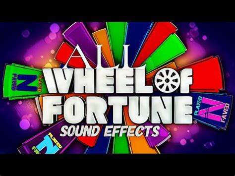 All Wheel of Fortune Sound Effects / Sound of Wheel of Fortune / WOF Game Sounds / Royalty Free ...