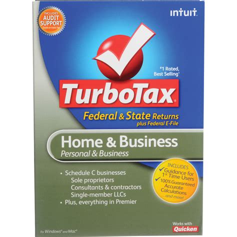 Intuit TurboTax Home & Business Software 414641 B&H Photo